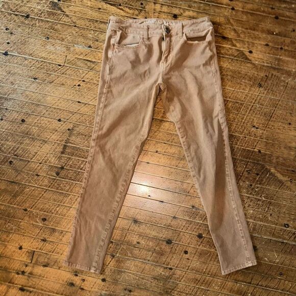 American Eagle Outfitters Denim - American Eagle 8 tan normcore basic jeggings